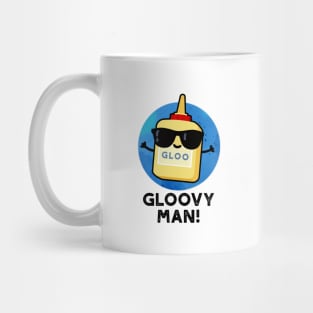 Gloovy Man Funny Super Glue Pun Mug